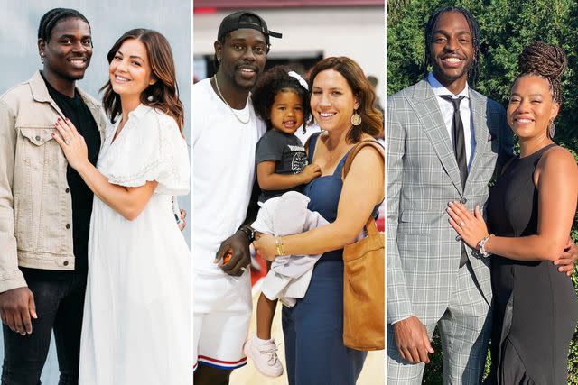 Ashli Holiday Instagram ; Cassy Athena/Getty ; Justin Holiday Instagram The Holiday brothers with their wives.