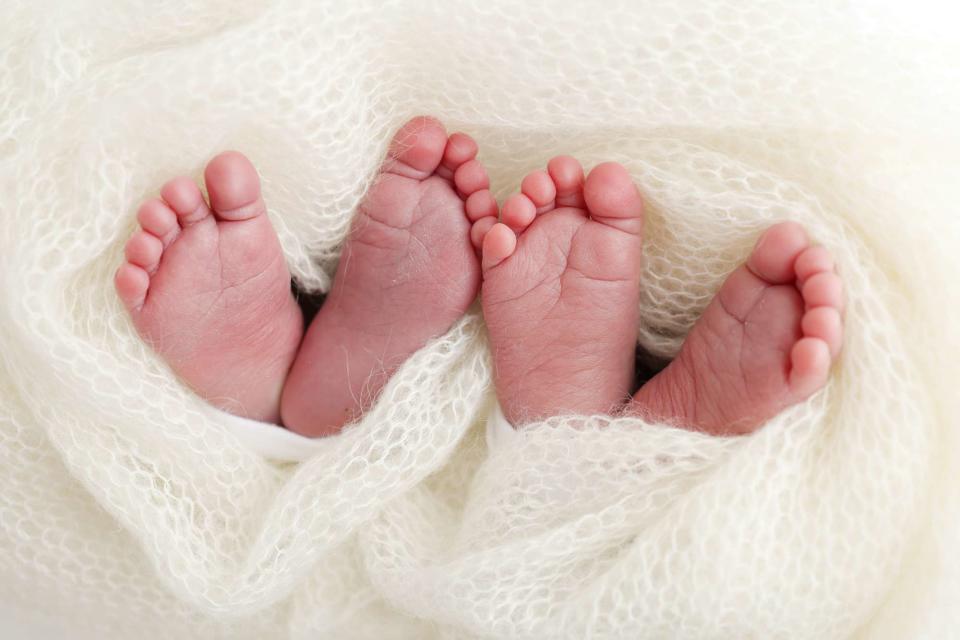 <p>Getty</p> A stock image of babies