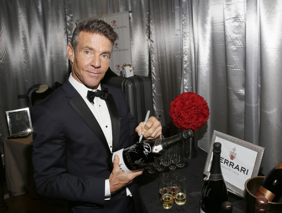 Dennis Quaid at the Backstage Creations Giving Suite benefitting the Television Academy Foundation Educational Programs at the 69th Emmy Awards at the Microsoft Theatre L.A. Live on Sunday, Sept. 17, 2017, in Los Angeles.(Photo by Arnold Turner/Invision for Backstage Creations/AP Images)