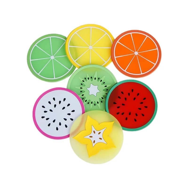 Travelwant 7Pcs/Set Fruit Coaster