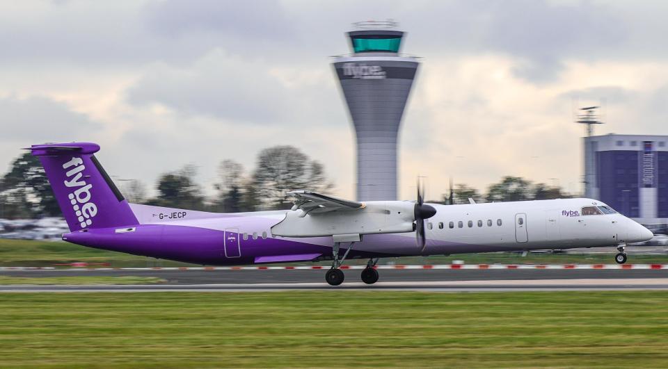 Regional airline Flybe has put itself up for sale. Pic by Brett Allen