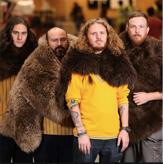 The IKEA Night's Watch in all their glory. Photo: Facebook