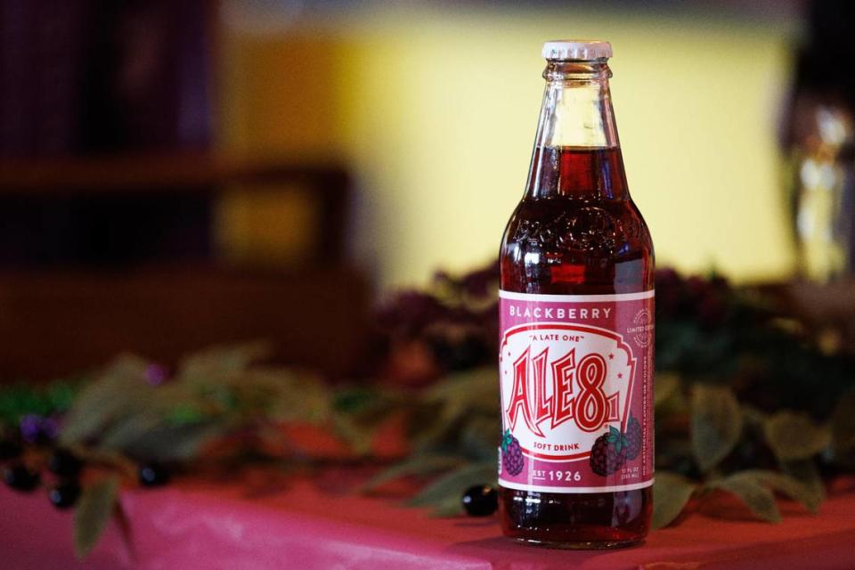 Ale-8-One’s limited-edition flavor, blackberry, will be to buy at stores while supplies last.