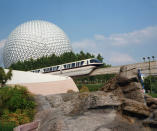 The monorail system has been in operation since 1971 and was extended to Epcot in 1982. Walt Disney World Resort has a 14.7-mile system services seven stations between Epcot, Magic Kingdom and three resorts: Disney’s Contemporary Resort, Disney’s Grand Floridian Resort and Disney’s Polynesian Village Resort. On a typical day, more than 150,000 guests use the monorail. (Getty Images)