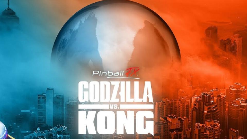 Godzilla vs. Kong Pinball FX game logo. 