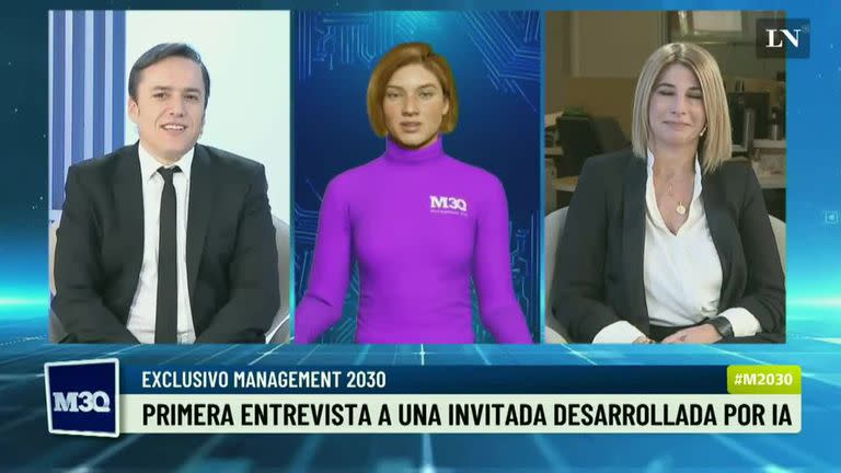 Elena debutó en el evento Management 2030