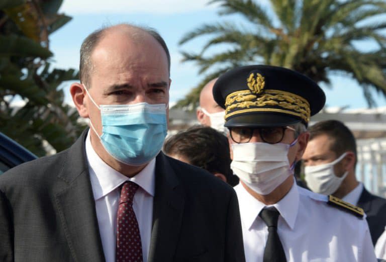 Le Premier ministre Jean Castex à Nice le 25 juillet 2020 - YANN COATSALIOU © 2019 AFP