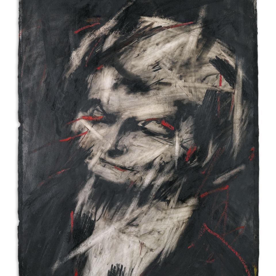 Frank Auerbach's Head of Helen Gillespie II, 1962