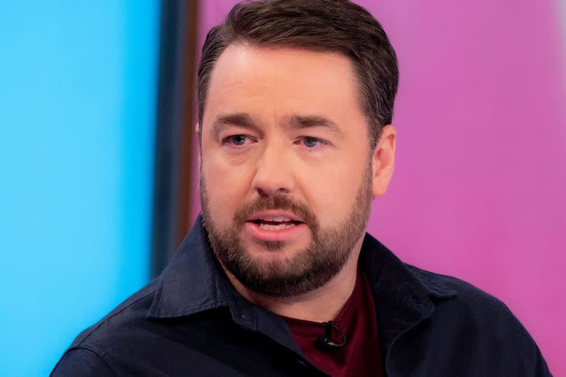 Jason Manford speaking on TV