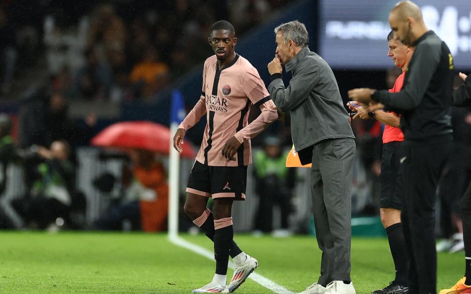 Ousmane Dembele has reportedly been dropped by PSG (AFP via Getty Images)