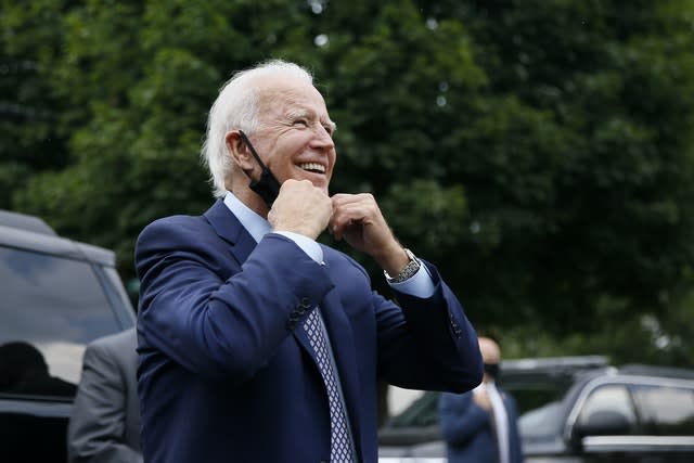 Democratic presidential candidate, former vice president Joe Biden (Matt Slocum/AP)