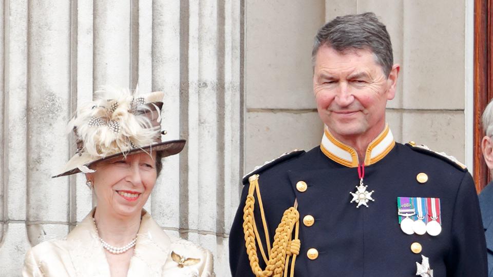 Sir Timothy in his Royal Navy uniform 