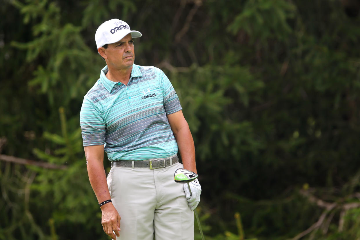 The abuse alleged against PGA Tour member Tom Pernice Jr. is deeply disturbing, and also offers valuable insight into why such behavior persists. (Photo by Amy Lemus/NurPhoto via Getty Images)