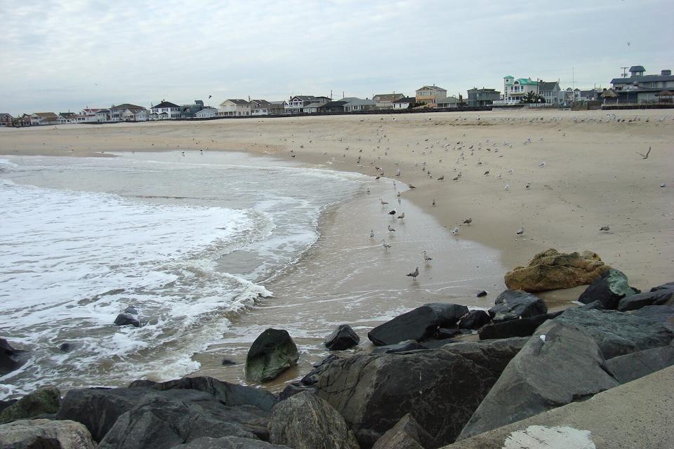 beach in Tom's River, New Jersey