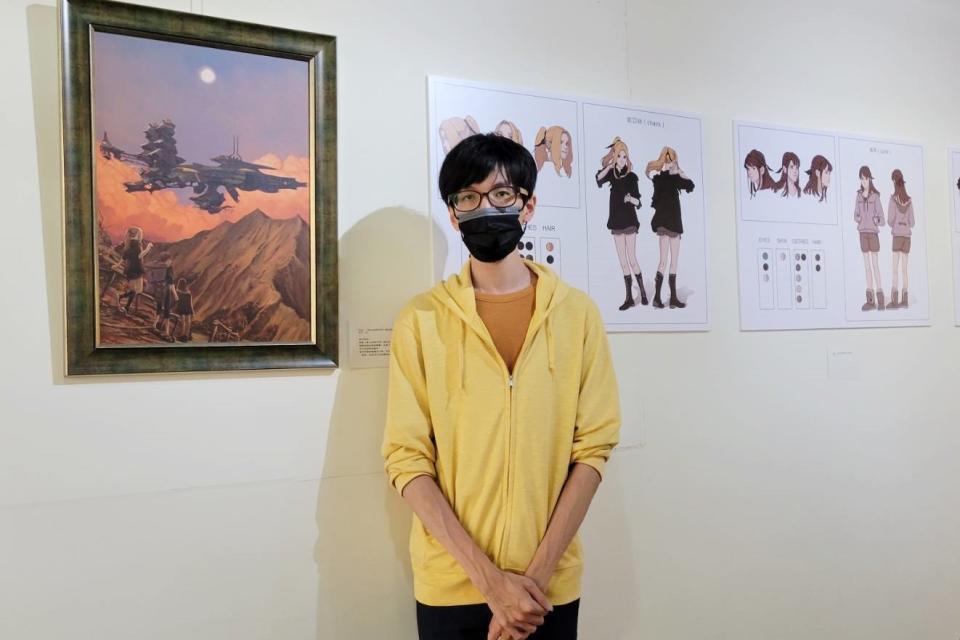 范宸瑋數位藝術創作成果展，以「森林」沉浸式的美好，對比「柴油龐克」戰爭的殘酷，為展覽一大巧思。