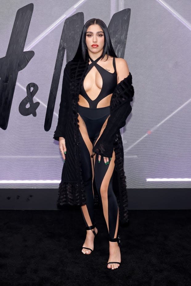 NEW YORK, NEW YORK - APRIL 19: Lourdes Leon attends the H&M Mugler launch at 894 Lexington on April 19, 2023 in New York City. (Photo by Taylor Hill/WireImage)<p><a href="https://www.gettyimages.com/detail/1483518631" rel="nofollow noopener" target="_blank" data-ylk="slk:Taylor Hill/Getty Images;elm:context_link;itc:0;sec:content-canvas" class="link ">Taylor Hill/Getty Images</a></p>