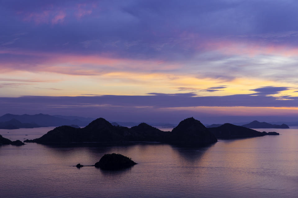 Pemandangan indah di Labuan Bajo, Nusa Tenggara Timur.