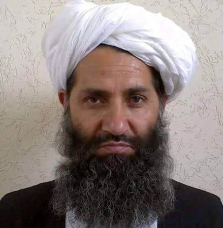 FILE PHOTO - Haibatullah Akhundzada is seen in an undated photograph, posted on a Taliban twitter feed on May 25, 2016, and identified separately by several Taliban officials, who declined be named. Social Media/File Photo