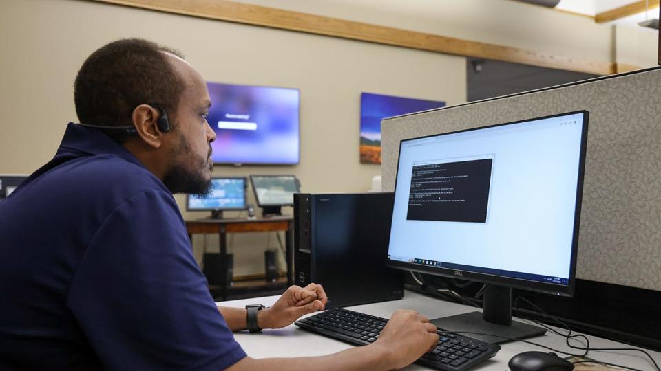 West Texas A&M University graduate and employee Eyoel Mengesha designed the University's new news aggregator, Panhandle Regional News.