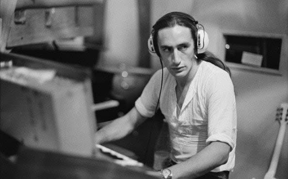 In the recording studio at Château d'Hérouville, 1973 - Fin Costello/Redferns