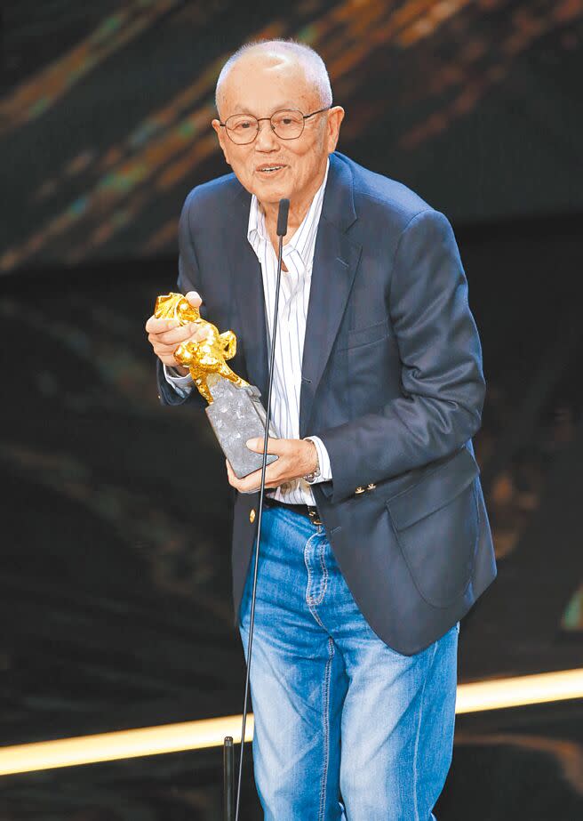 資深導演陳坤厚25日獲頒金馬獎終身成就獎。（杜宜諳攝）