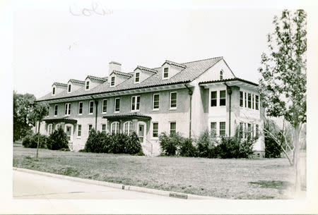 FILE PHOTO: Army residences, some of which are almost a century old and which house lead hazards, are pictured at Fort Benning, Georgia U.S. in this undated archival handout photo obtained by Reuters August 15, 2018. Courtesy The Columbus Museum, Georgia/Handout via REUTERS