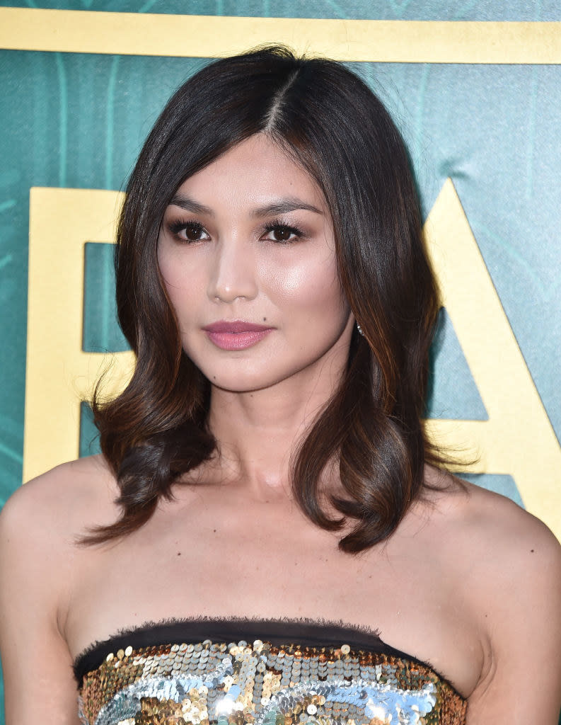 Closeup of Gemma Chan