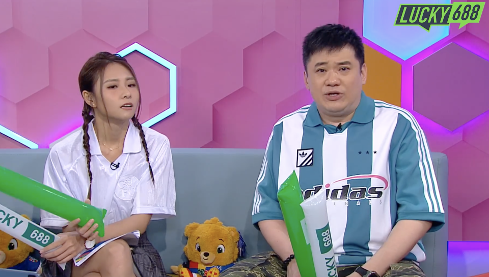 Recently, Now TV announced that it would launch a channel called Lucky 688 during the European Cup, and the host was actually Ah Peng (screenshot from the Internet)