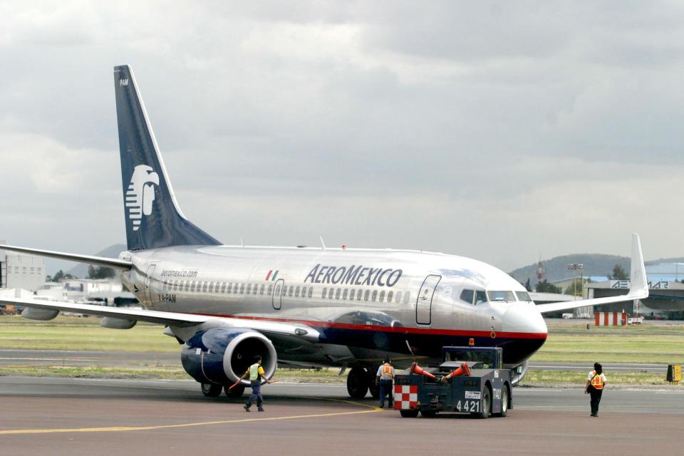 Avión de Aeroméxico