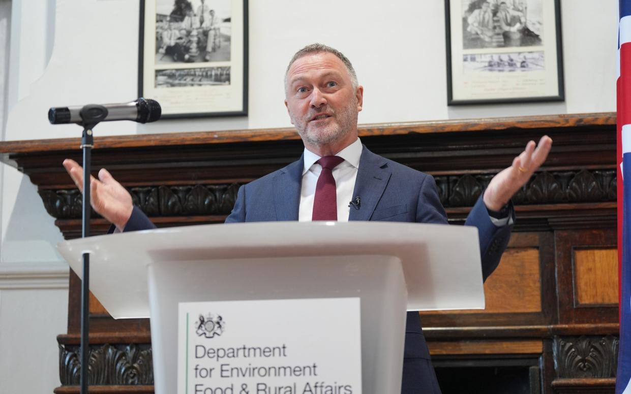 Steve Reed delivers a speech to representatives from the water industry, investors, environmental groups and campaigners on his vision for the long-term reform of the water sector, at Thames Rowing Club in Putney today