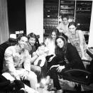 Celebrity photos: We always knew that Una Healy’s little girl, Aoife Belle, would become an honorary member of The Saturdays. And here she is hanging out in the recording studio with her mum, dad Ben Foden, Rochelle Wiseman and JLS’ Marvin Humes.