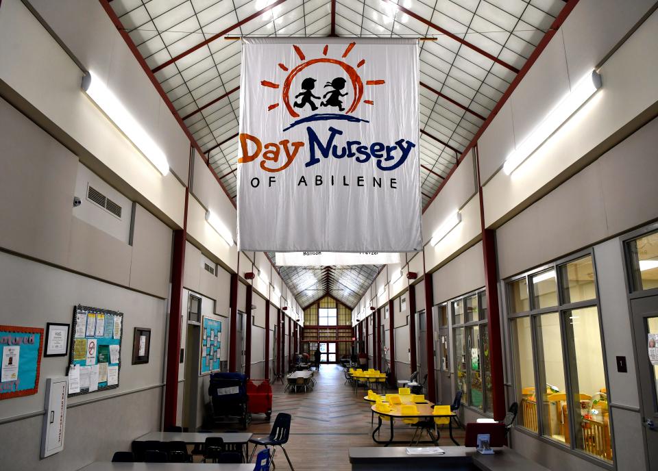 The interior of the Day Nursery of Abilene Cedar Street location.