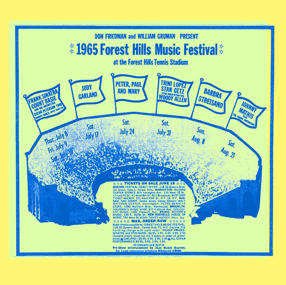 1965 Forest Hills Music Festival poster