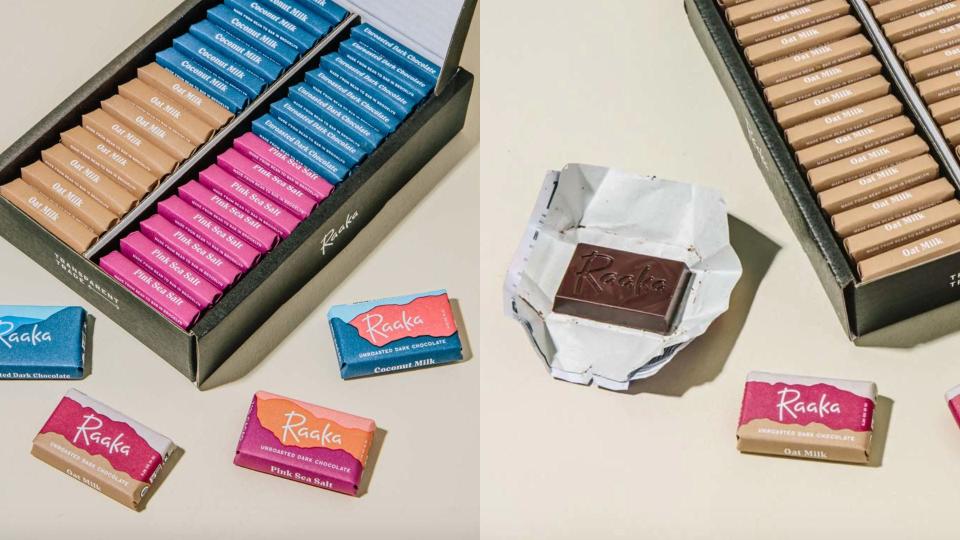 Raaka Chocolate offers great gifting options, like this pack of mini bars.