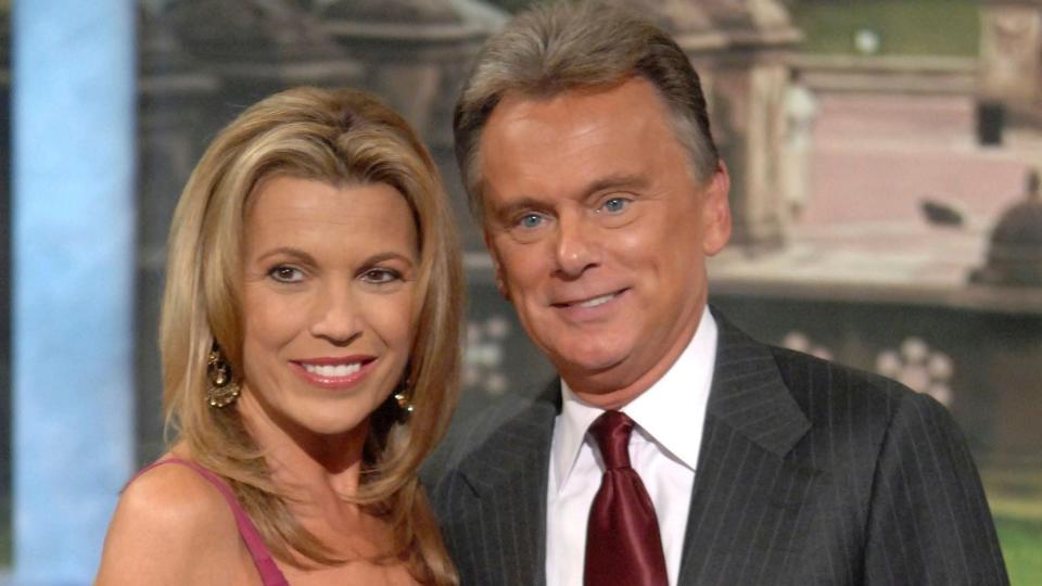 Mandatory Credit: Photo by Peter Kramer/AP/Shutterstock (10469941a)Co-host Vanna White and host Pat Sajak make an appearance at Radio City Music Hall for a taping of celebrity week on "Wheel of Fortune" in New York.