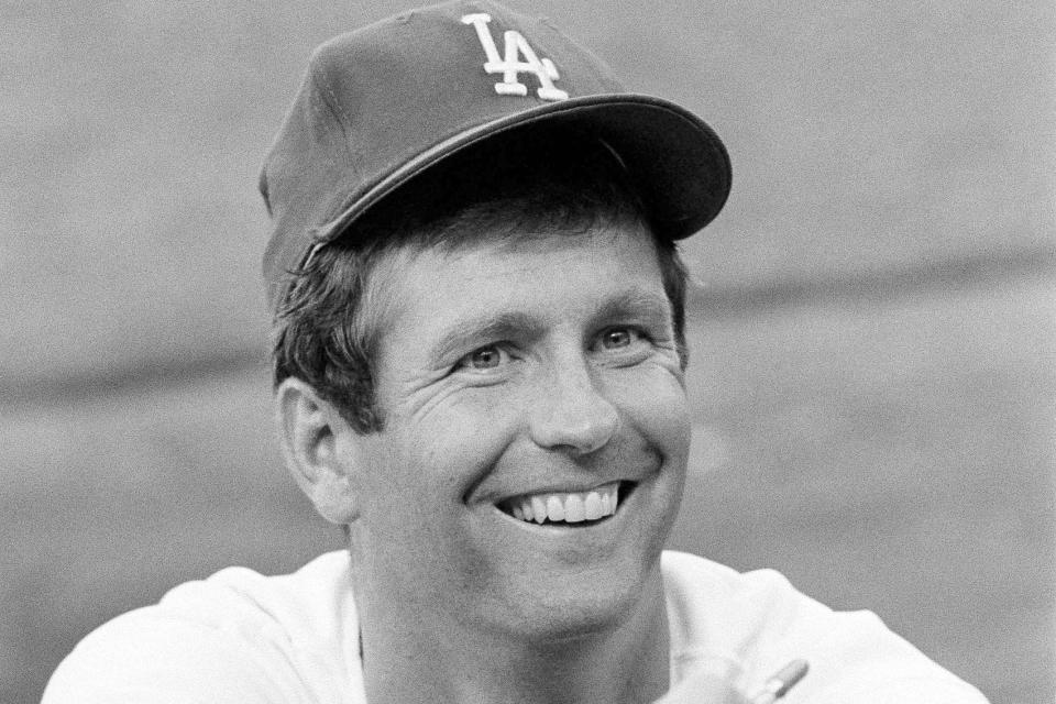 FILE - Lefthander Tommy John of the Los Angeles Dodgers baseball team before a game, Aug. 12, 1977, in Los Angeles. Tommy John surgery, like baseball itself, is evolving to increase success and sometimes speed return. (AP Photo/Lennox McLendon, File)