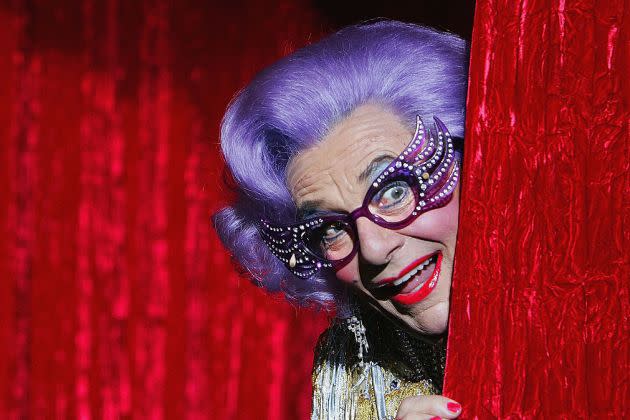 Dame Edna Everage "Back With A Vengeance" Photo Call - Credit: Lisa Maree Williams/Getty Images