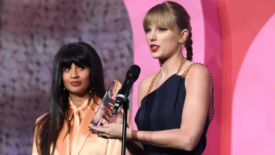 The singer was honored as Billboard's Woman of the Decade on Thursday and delivered a passionate speech about her music rights battle.