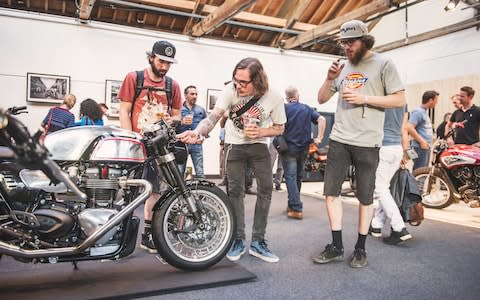 Bike Shed custom bike show London  - Credit: Tom Bing