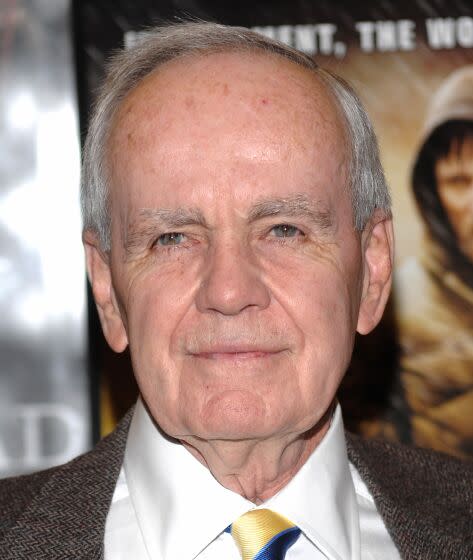 Author Cormac McCarthy attends the premiere of 'The Road' on Monday, Nov. 16, 2009 in New York. (AP Photo/Evan Agostini)