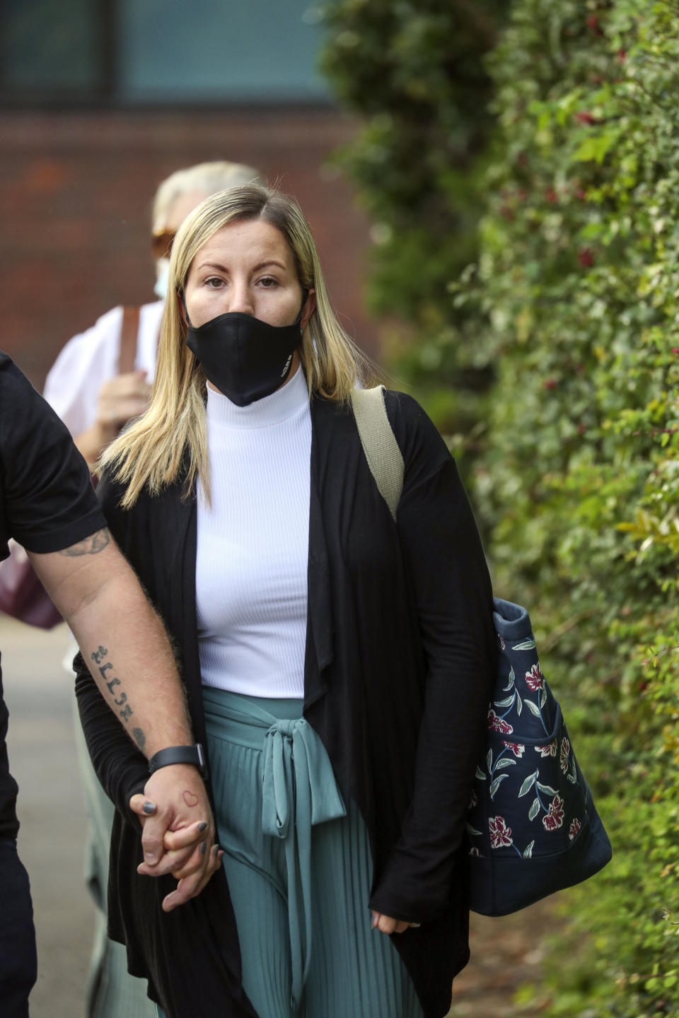 Kandice Barber leaves Aylesbury Crown Court. (PA Images)
