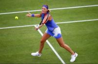 Tennis - WTA Premier - Aegon Classic - Edgbaston Priory Club, Birmingham, Britain - June 23, 2017 Czech Republic's Petra Kvitova in action during her quarter final match against France's Kristina Mladenovic Action Images via Reuters/Peter Cziborra