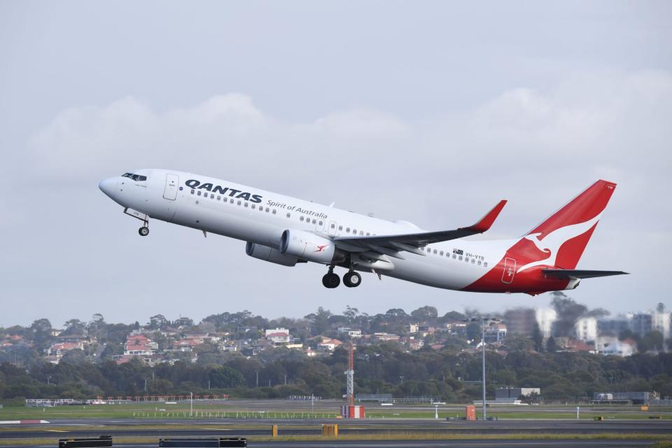 Qantas plane