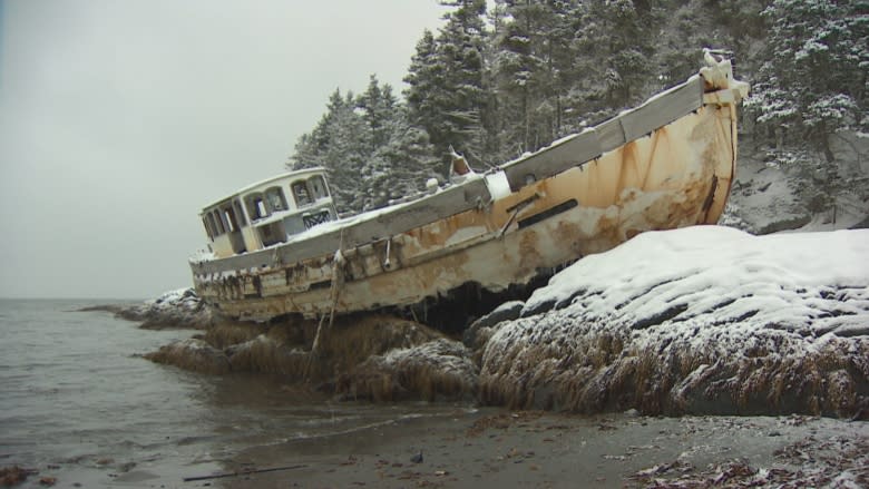 Frustration grows over derelict boat rusting away on South Shore