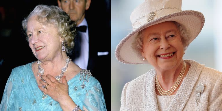 The Queen Mother and Queen Elizabeth at 85