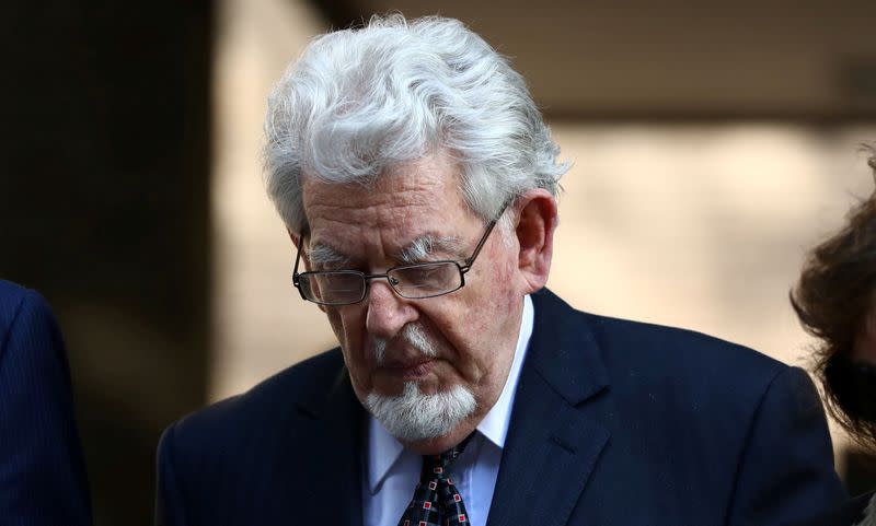 FILE PHOTO: Entertainer Rolf Harris leaves Southwark Crown Court in London