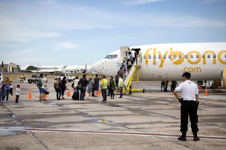 Vuelo de Flybondi desde El Palomar