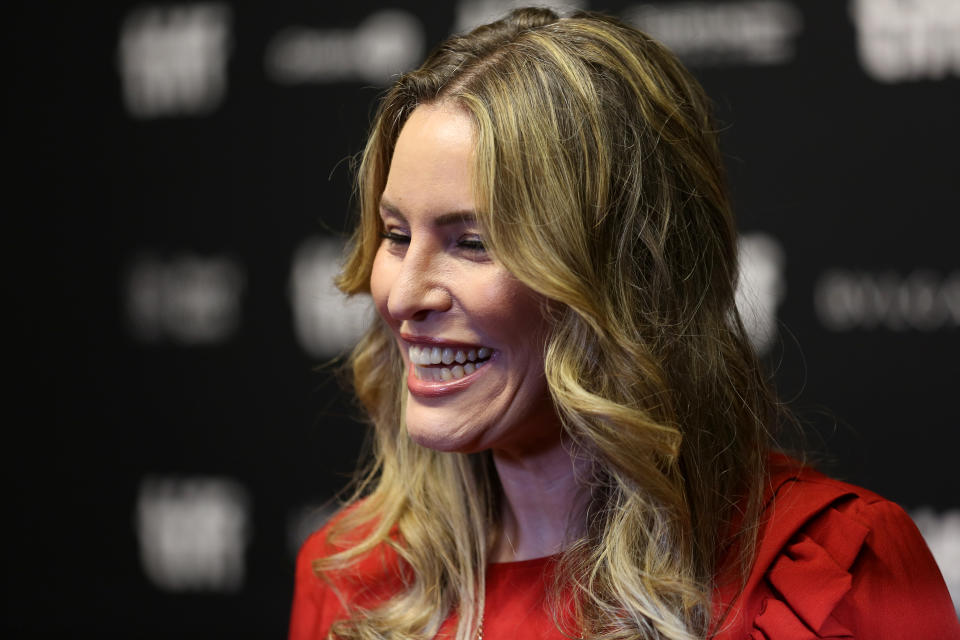 TORONTO, CANADA - SEPTEMBER 9 :  Farah Nabulsi attends 'The Teacher' premiere during the 2023 Toronto International Film Festival at TIFF Bell Lightbox in Toronto, Ontario, Canada on September 9, 2023. (Photo by Mert Alper Dervis/Anadolu Agency via Getty Images)