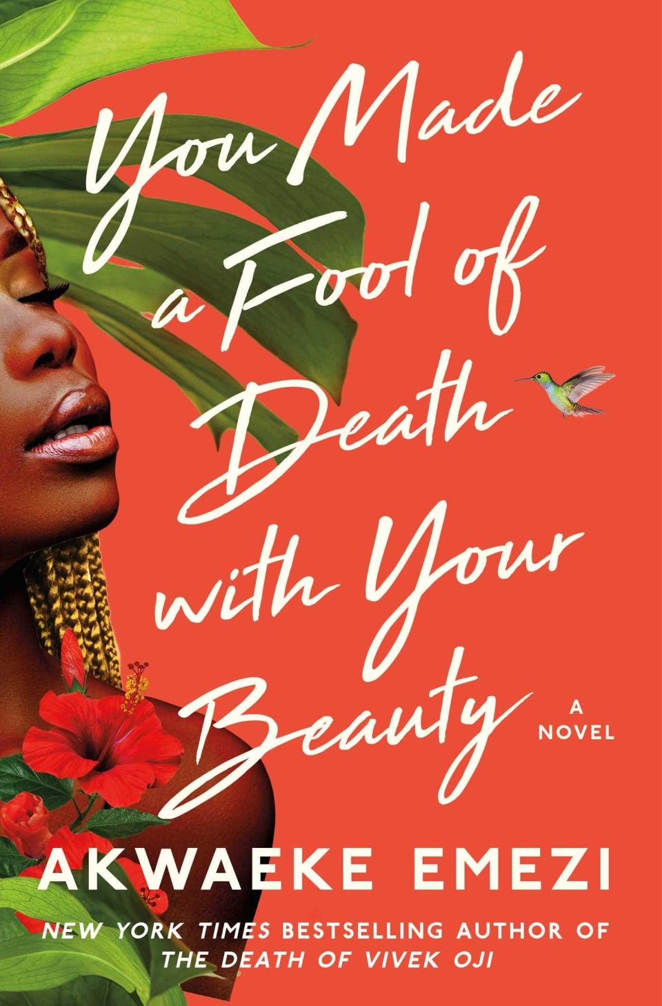 "You Made a Fool of Death with Your Beauty" cover showing a woman closing her eyes