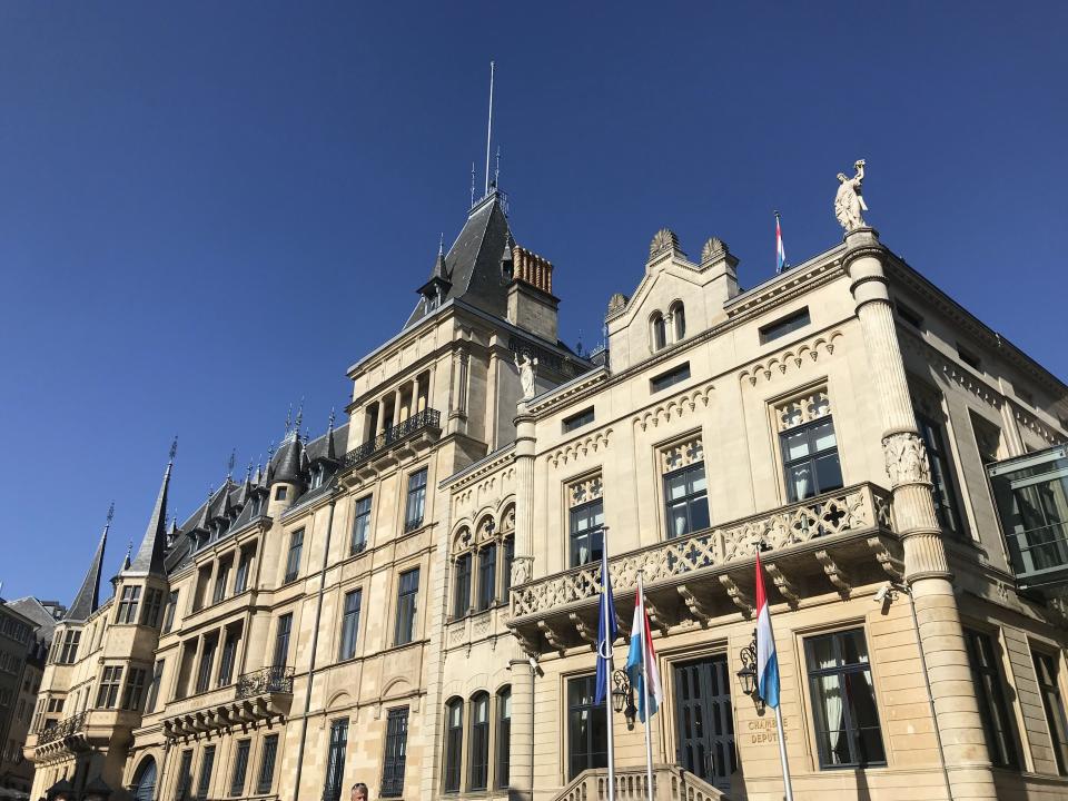 At the Palais Grand-Ducal, the grand ducal officially lives there, and it was the city’s first town hall. This photo was taken on Sept. 21, 2019. | Sarah Gambles, Deseret News